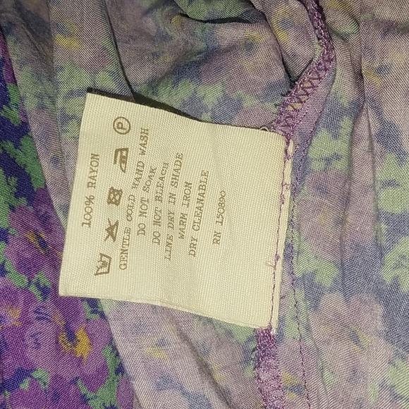 Spell designs wildflower slinky skirt violet M HTF - Picture 8 of 12